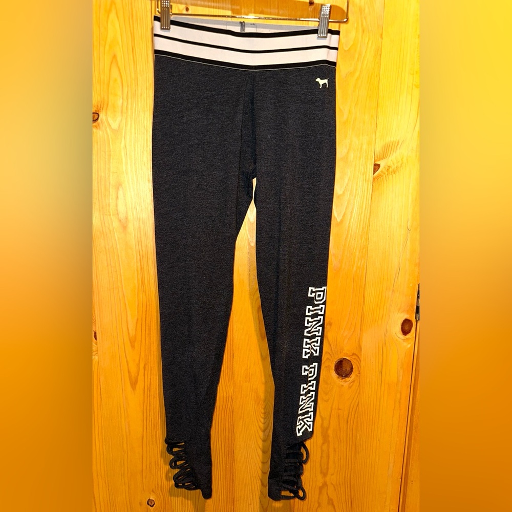PINK Victoria's Secret Charcoal Leggings